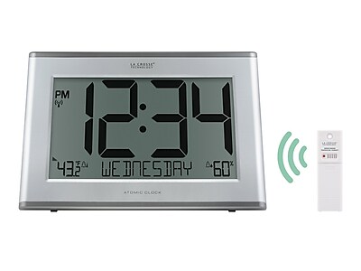 Black Lacrosse 404-2636-INT Commercial Analog Wall Clock 14"